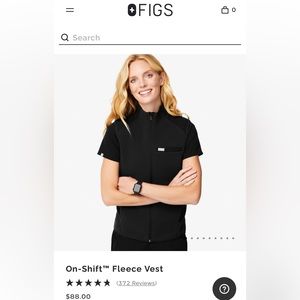 Figs On-Shift Fleece Vest
